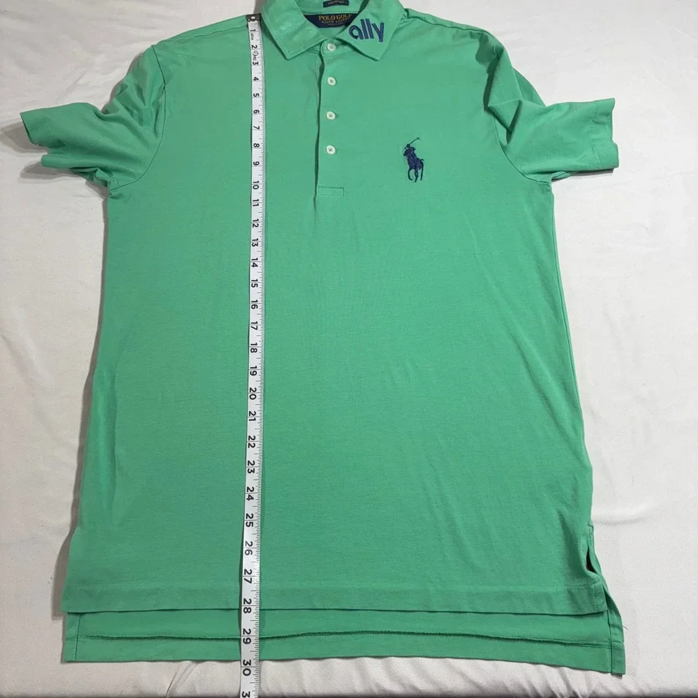 Ralph Lauren Polo Golf‎ Mens Small Green Stretch Lisle Polo Shirt Ally Odyssey